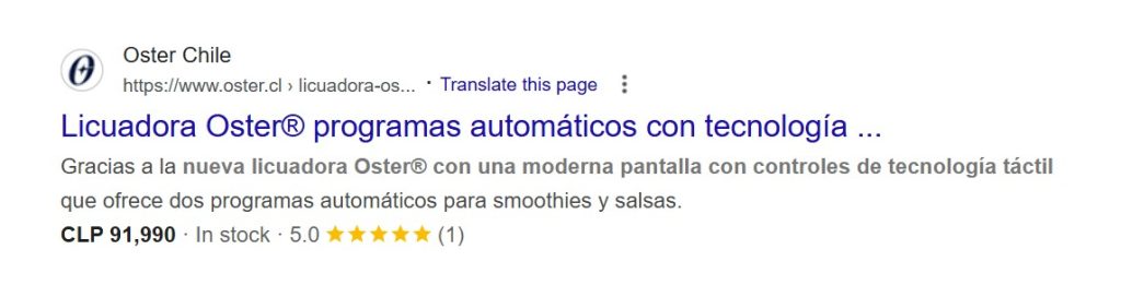 Rich Snippets