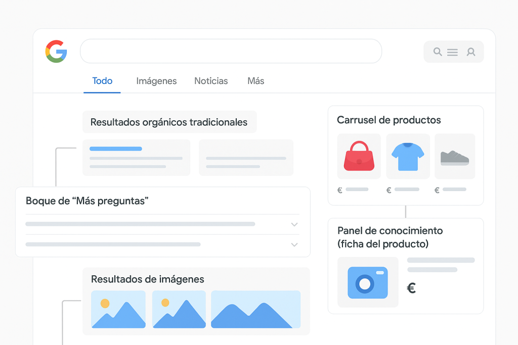 resultados organicos en google
